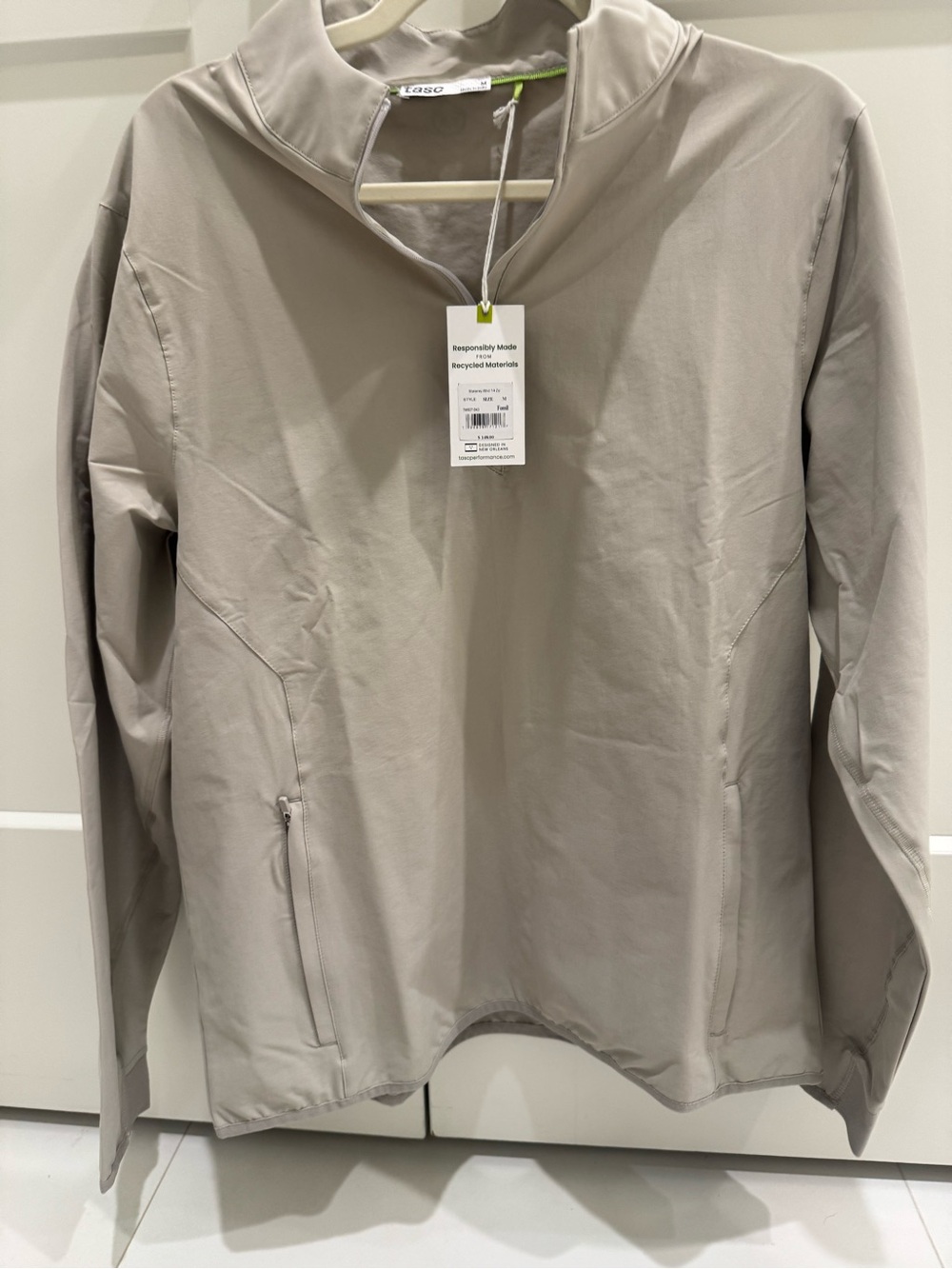 Monterey Performance Wind Quarter Zip from tasc Performance NWT